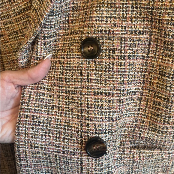 Easel Multicolor Tweed Jacket - Picture 7 of 7